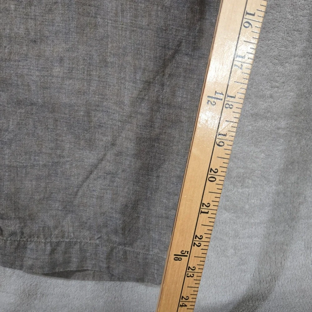 Caribbean Linen Cargo Pants Men 38x29 Relaxed Coastal Beachy Resort Quiet Luxury